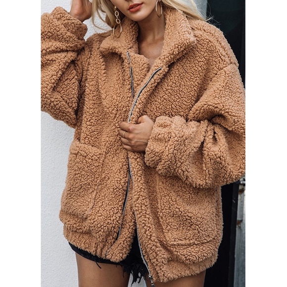 LEVINA Softest Autumn Love Jacket - CAMEL - Picture 5 of 5